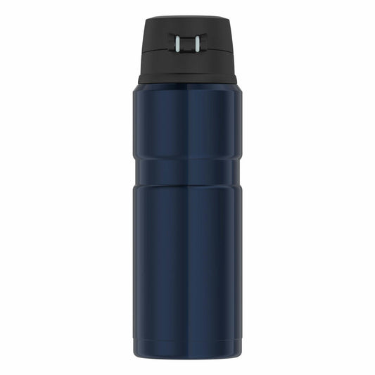 Thermos insulated bottle Stainless King, drinking bottle, stainless steel, Midnight Blue Polished, 700 ml, 4010256070