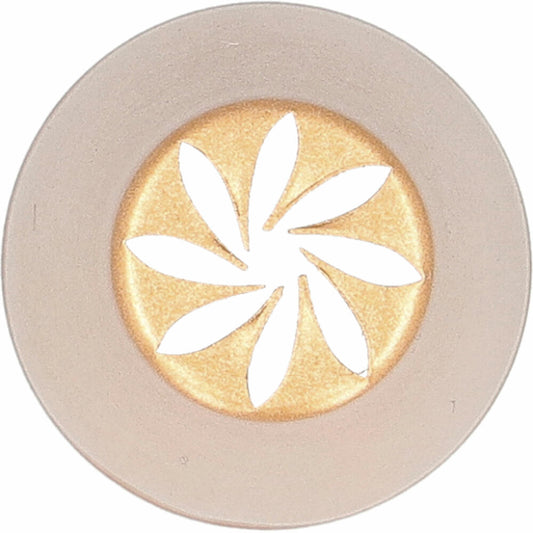 Birkmann Designtülle Nr.103, Spritztülle, Garniertülle, Backzubehör, Edelstahl, Kupferfarben, Ø 17 mm, 409187