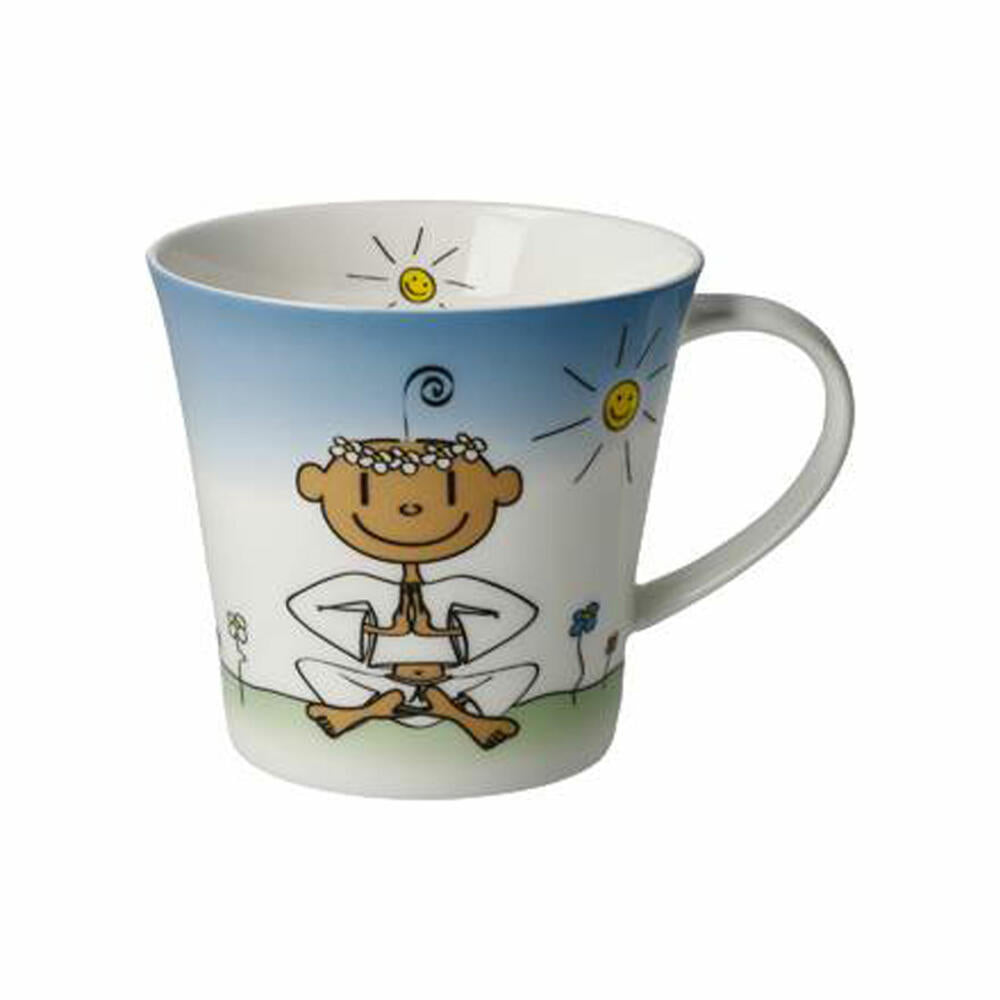 Goebel Coffee-/Tea Mug The Little Yogi - I greet the day, coffee cup, cup, tea cup, Fine Bone China, 54103201