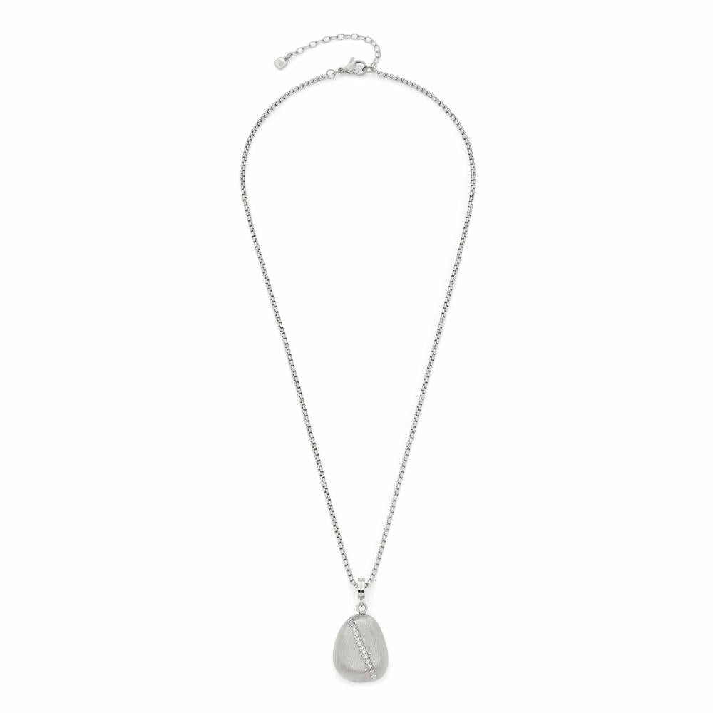 Leonardo Jewels Necklace Ciottolo, Necklace, Chain, Fashion Jewelry, Stainless Steel, Glass Crystals, 018293