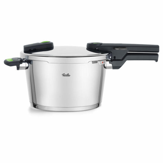 Fissler pressure cooker Vitaquick green with perforated insert, stainless steel 18/10, green, 4.5 L, 600 350 04 070 0