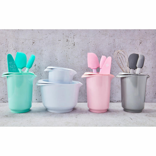 Birkmann Colour Bowl Rührbecher, Rühr Becher, Rührschüssel, Melaminharz, Rosa, 1 L, 708037