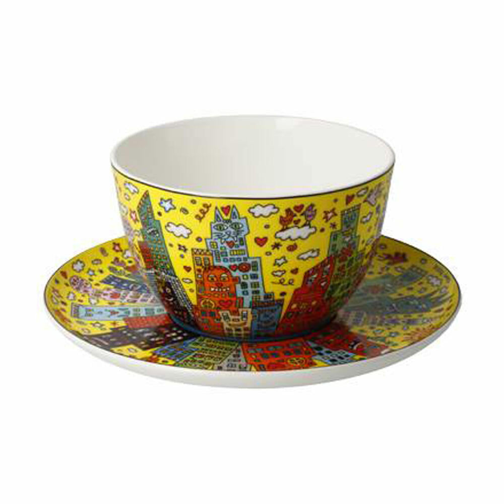 Goebel Milk Coffee Cup James Rizzi - My New York City Sunset, Cup, Coffee Cup, Tea Cup, Fine Bone China, 26103311