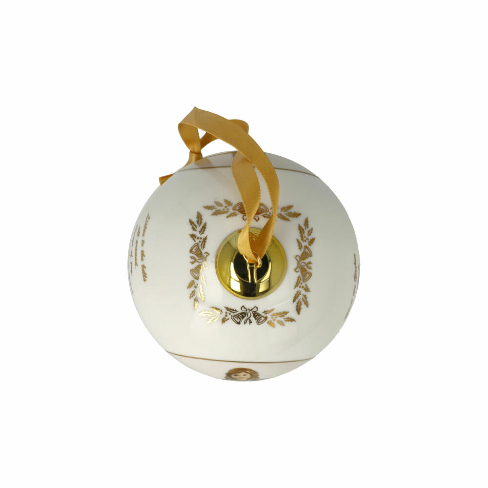 Goebel Annual Ball 2024, Christmas Tree Ball, Porcelain, Walnut, 8 cm, 66501671