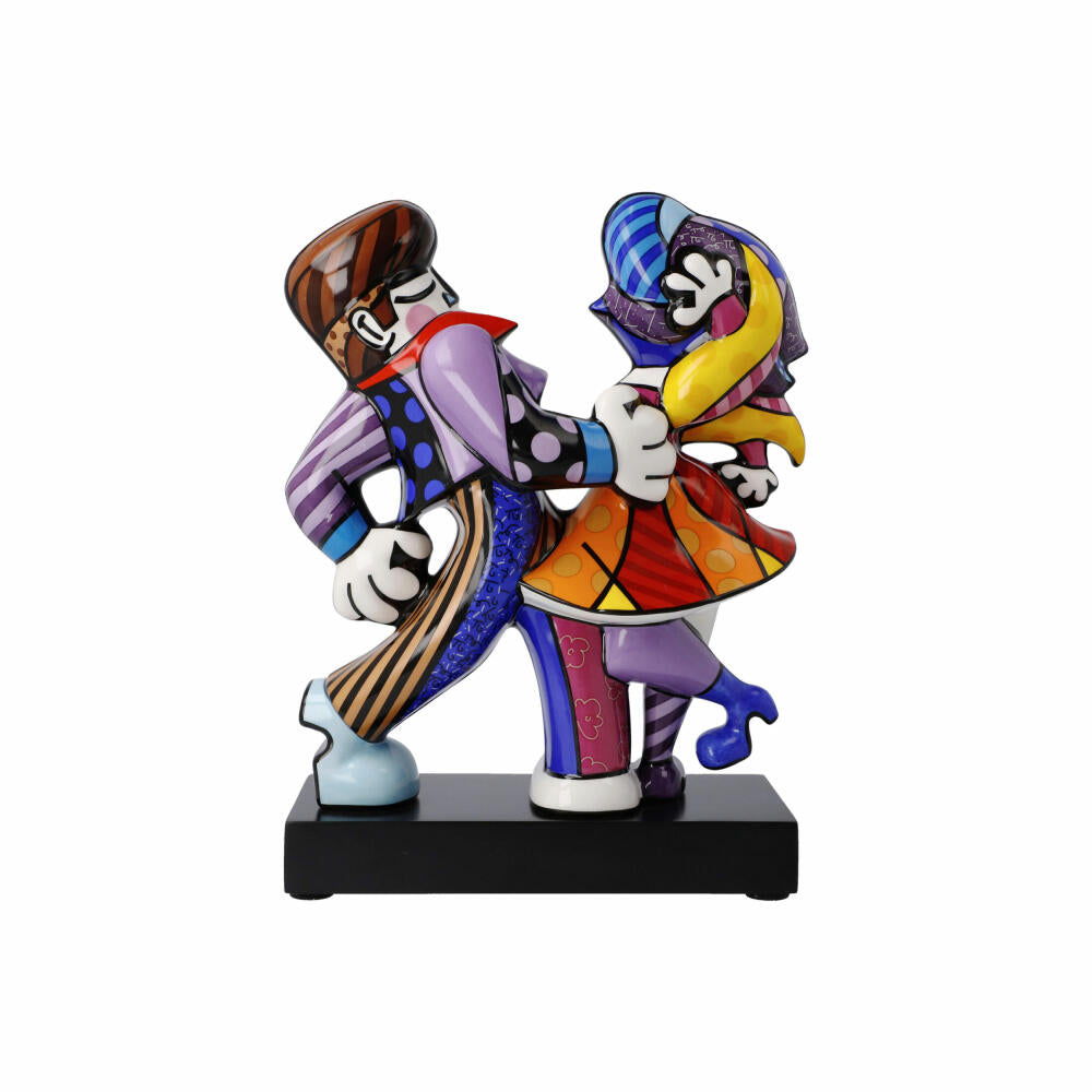 Goebel Figurine Romero Britto - Swing, Pop Art Sculpture, Porcelain, Colorful, 24.5 cm, 66452761