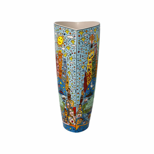 Goebel vase James Rizzi - The Big Apple is Big on Liberty, porcelain, colorful, 28 cm, 26103231