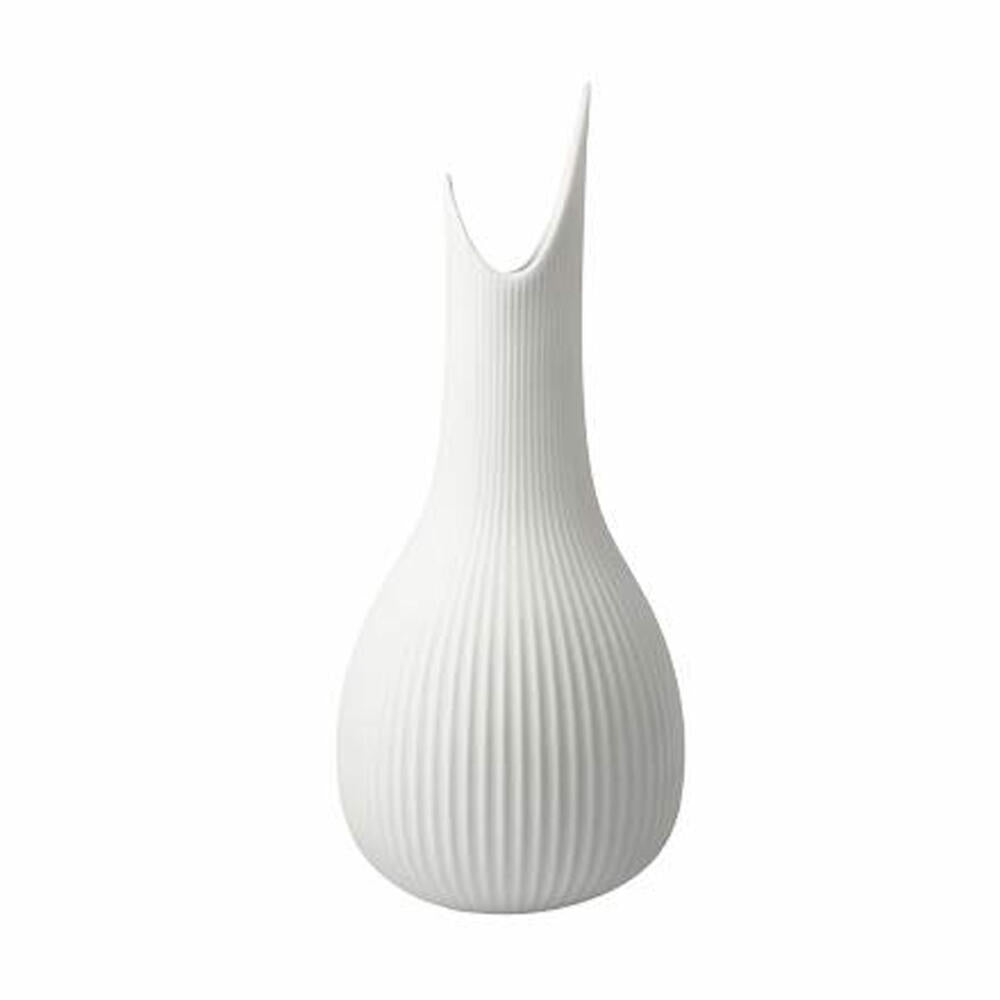 Goebel Vase Studio 8 - Pure Raindrop, flower vase, decorative vase, biscuit porcelain, white / pastel, H 25 cm, 26600081