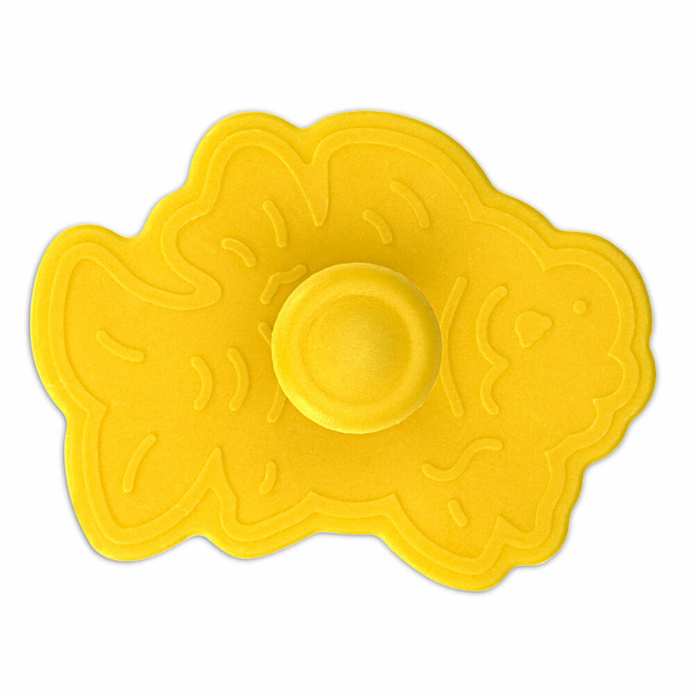 Städter embossed cookie cutter with ejector fish, cookie cutter, cookie mold, biscuit, cookies, plastic, 6.5 cm, 171862