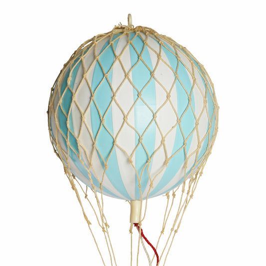 Authentic Models Hängedekoration Floating in the Skies Blue Light, Ballon, Rattan / Papier / Kunststoff, AP160BL