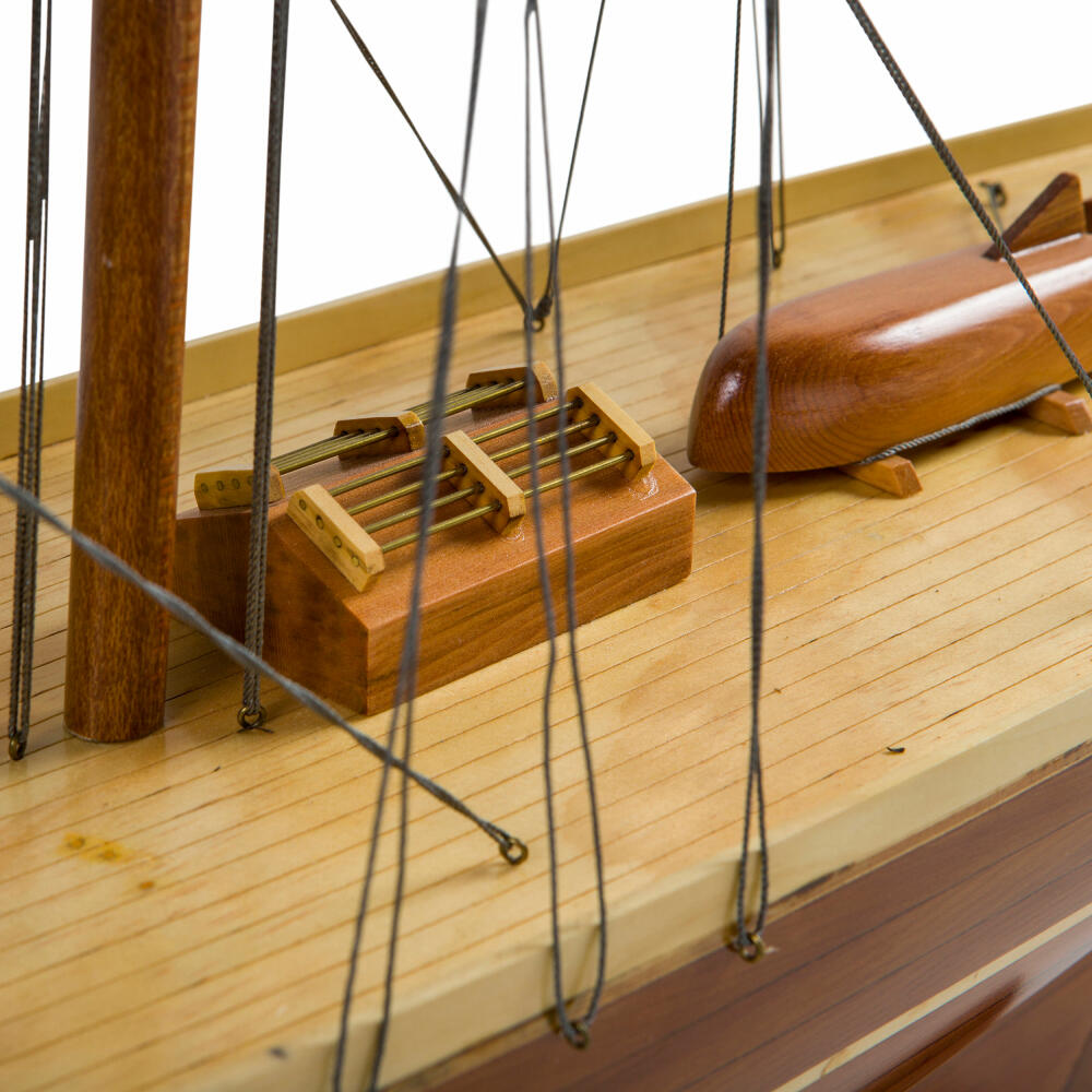 Authentic Models ship model Shamrock Yacht Wood, sailing ship, decoration, cedar wood, AS157