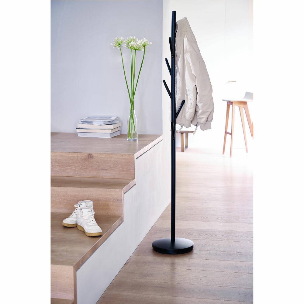 reisenthel wardrobe pure, Garderobe, Kleiderständer, Metall pulverbeschichtet, Black, 1.72 m, DP7003