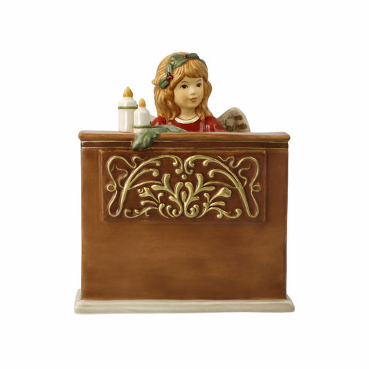 Goebel Guardian Angel Gloria - Heavenly Pianist, Decorative Figure, Stoneware, Colorful, 16 cm, 41533081