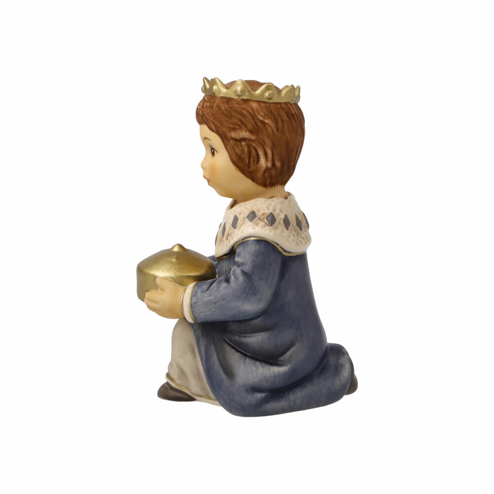 Goebel figure Balthasar, nativity figure, decorative figure, stoneware, colored, 8.5 cm, 41661121