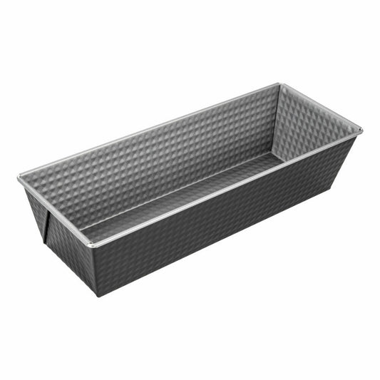 Zenker Energy Königskuchenform, Kastenform, Backform, Kuchenform, Antihaft Classic, Silber / Anthrazit, L 30 cm, 6914