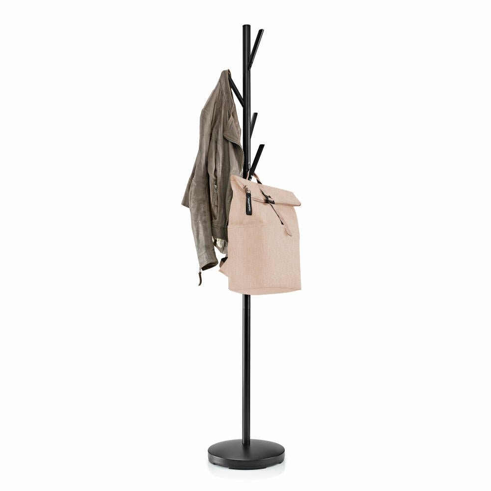 reisenthel wardrobe pure, Garderobe, Kleiderständer, Metall pulverbeschichtet, Black, 1.72 m, DP7003