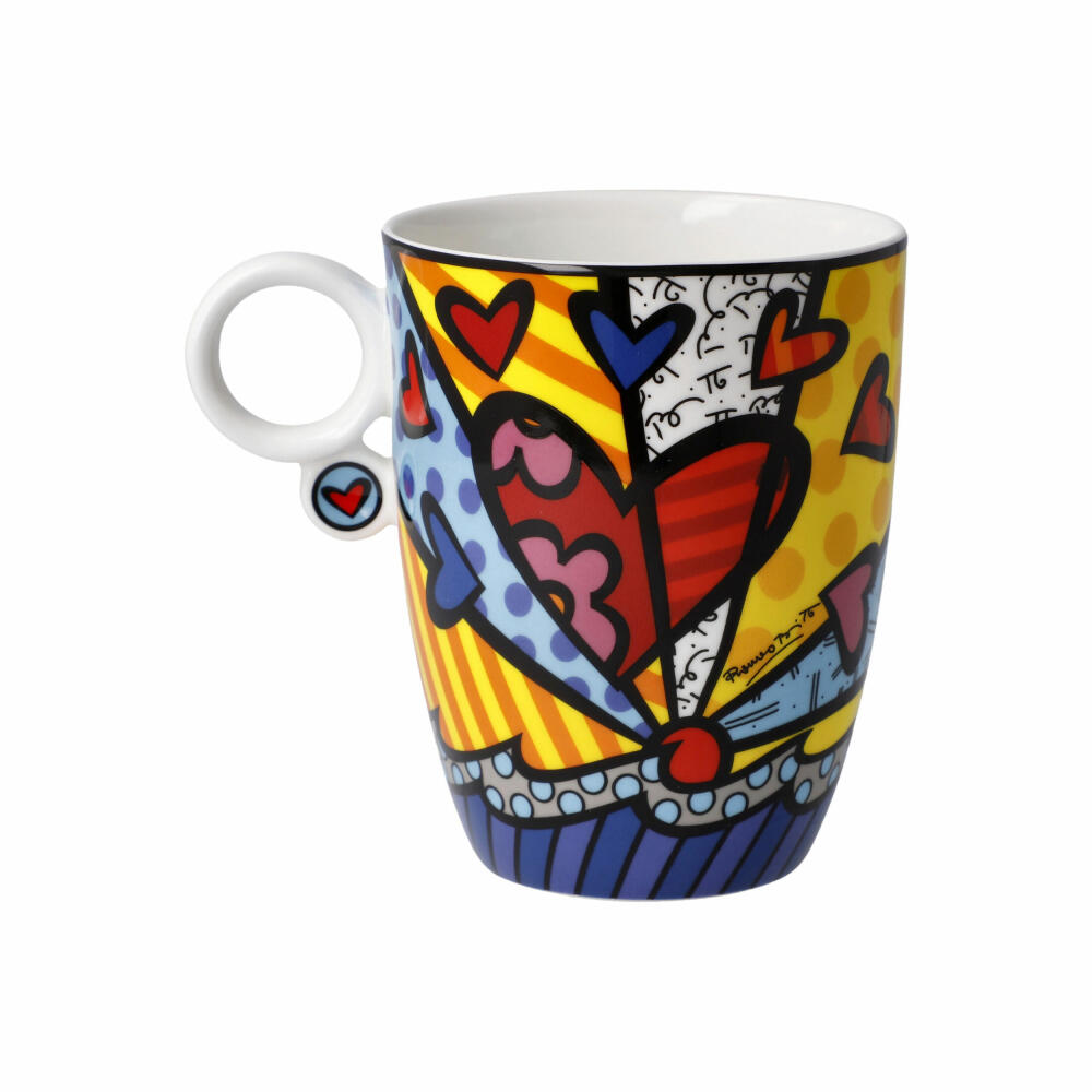 Goebel Artist Mug Romero Britto - A New Day, Cup, Mug, Fine Bone China, Colorful, 400 ml, 66452831