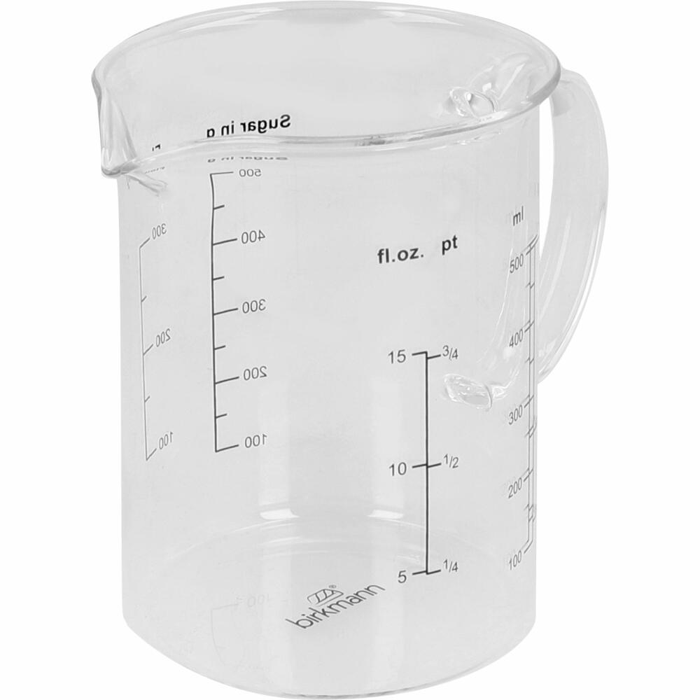 Birkmann Cause We Care measuring cup, measuring jug, measuring cup, dosing aid, glass, 500 ml, 889538