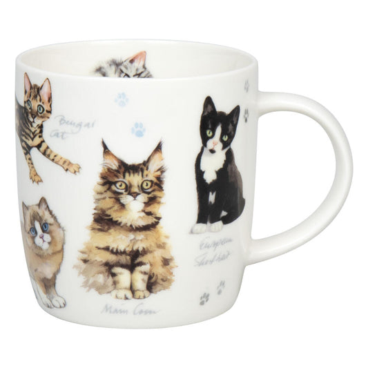 Könitz Mug Natures Diversity - Cats, Cup, Coffee Cups, New Bone, Colorful, 400 ml, 1172752866