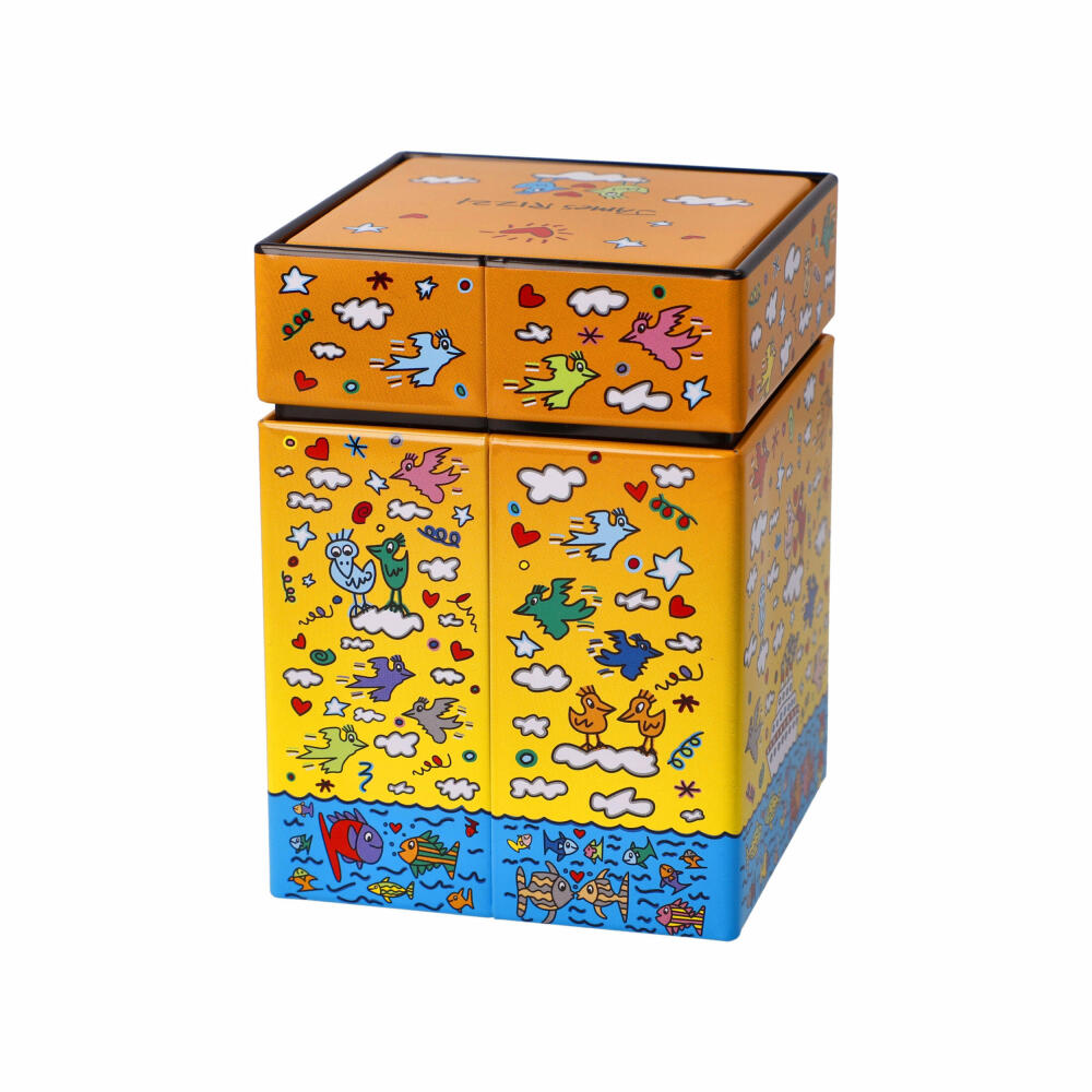 Goebel tea caddy James Rizzi - The Romance of the Sea, Pop Art, metal, colorful, 0.6 L, 26103241