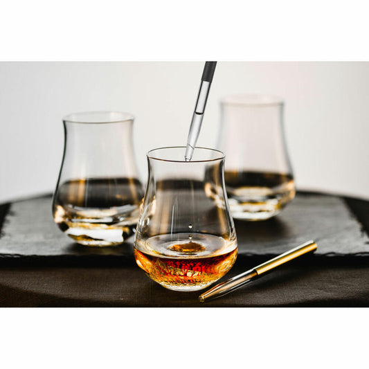 Eisch Whisky Pipette Gentleman Gold, Verdünnungspipette, Glas, Gold, 16.5 cm, 86599902