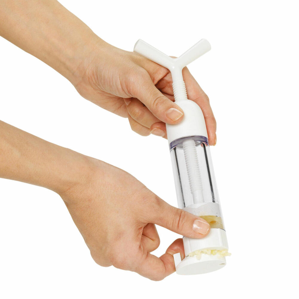 Chefn Garlic Machine Garlic Press, Garlic Press, Garlic Press, Kitchen Aid, Plastic, White, 19.5 cm, 27440