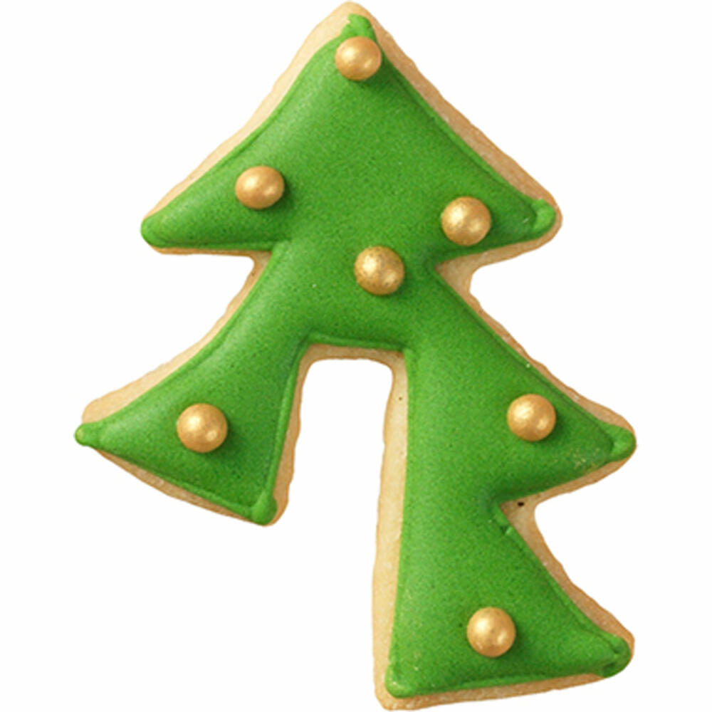 Birkmann cookie cutter VIP Christmas tree, cookie cutter, cookie shape, biscuit, cookies, stainless steel, 5.5 cm, 198678