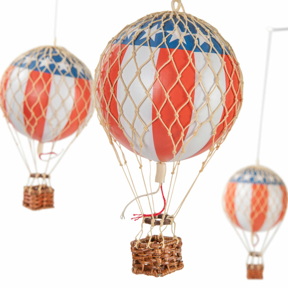 Authentic Models Mobile Flying the Skies US, hanging decoration, balloon, rattan / paper / plastic, AP136