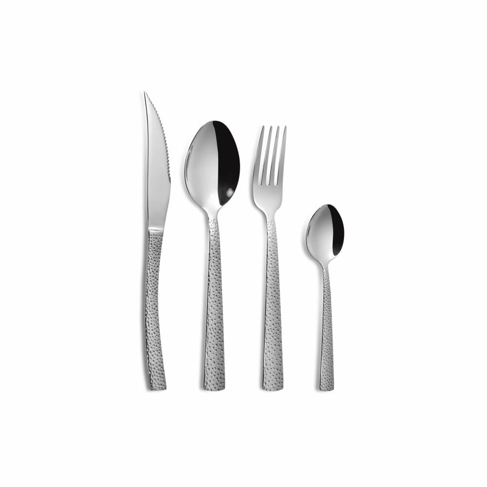 Comas cutlery set Cheese 24-piece, textured table cutlery, stainless steel, 2894