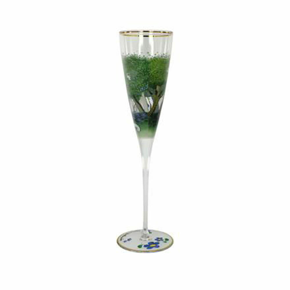 Goebel champagne glass Rosina Wachtmeister - Una passeggiata nel verde, champagne glass, sparkling wine, glass, 66926441