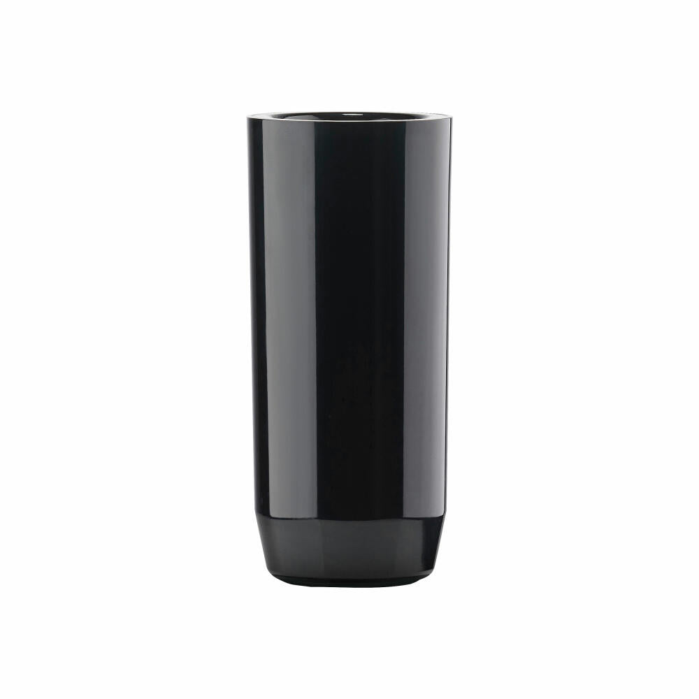 Zone Denmark toothbrush cup Suii, toothbrush cup, plastic, black, H 14 cm, 332162