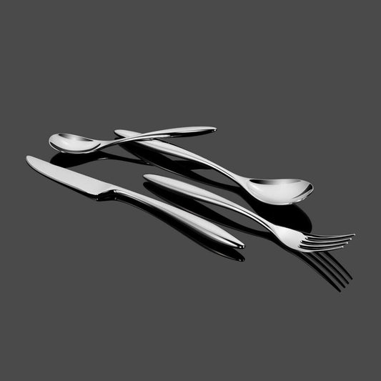 Comas cutlery set Baobab Q15 24-piece, table cutlery, stainless steel 18/10, mirror finish, 6472