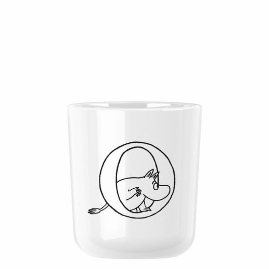 Rig-Tig Tasse Moomin ABC - O, Becher mit Buchstabe, Kunststoff, Weiß, 200 ml, Z00706-O