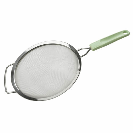 Fackelmann Sieve Ecolution, kitchen sieve, mesh sieve, stainless steel, mint green, D 20 cm, 33077