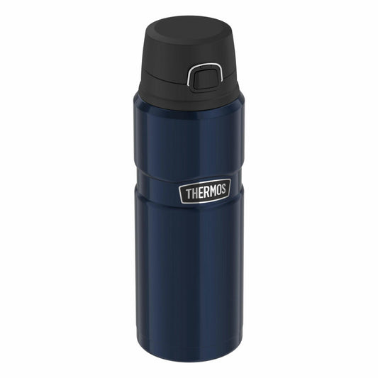Thermos Isolierflasche Stainless King, Trinkflasche, Edelstahl, Midnight Blue Polished, 700 ml, 4010256070
