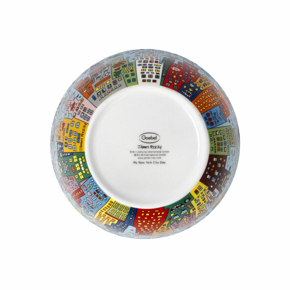 Goebel Schale James Rizzi - My New York City Day, Pop Art, Fine Bone China, Bunt, 15 cm, 26103131