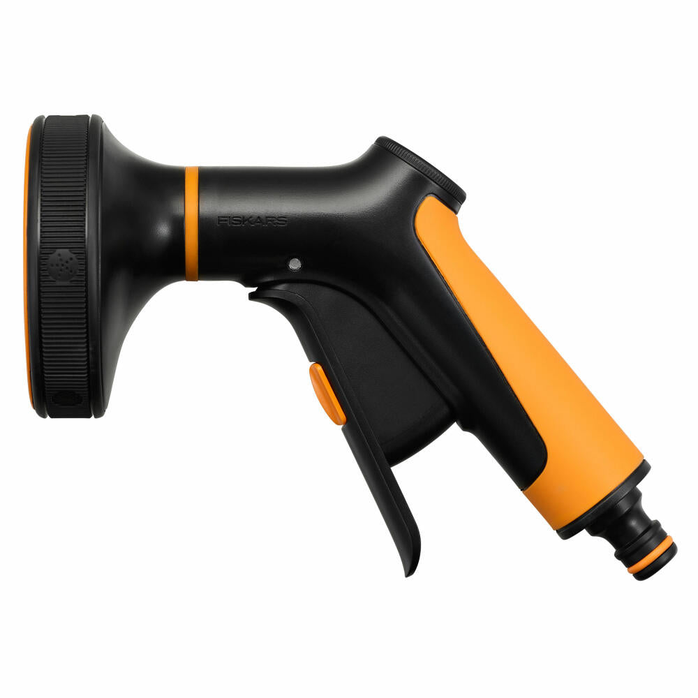 Fiskars Spray Gun Multi, 5 Functions, Font Regulator, Plastic, Black, Orange, 1065482