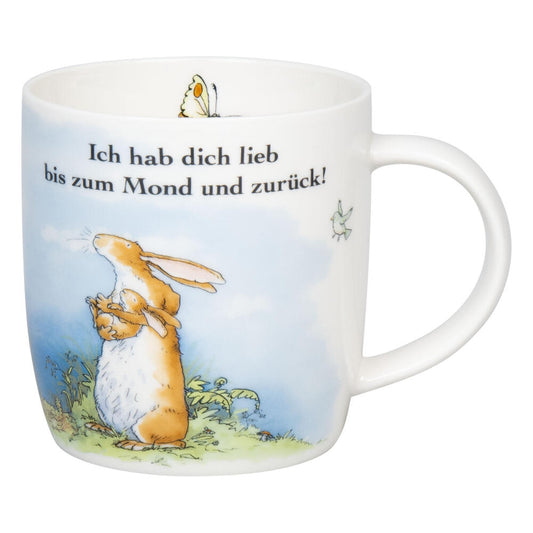 Könitz mug I love you to the moon, cup, coffee cups, New Bone, light blue, 400 ml, 1172752895