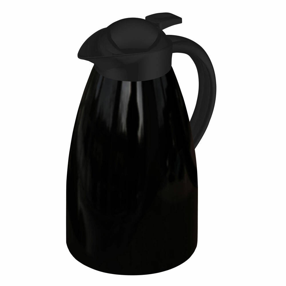 alfi insulated jug SIGNO ONE, insulated jug, jug, coffee pot, stainless steel, Velvet Black Polished, 1 L, 1423232100