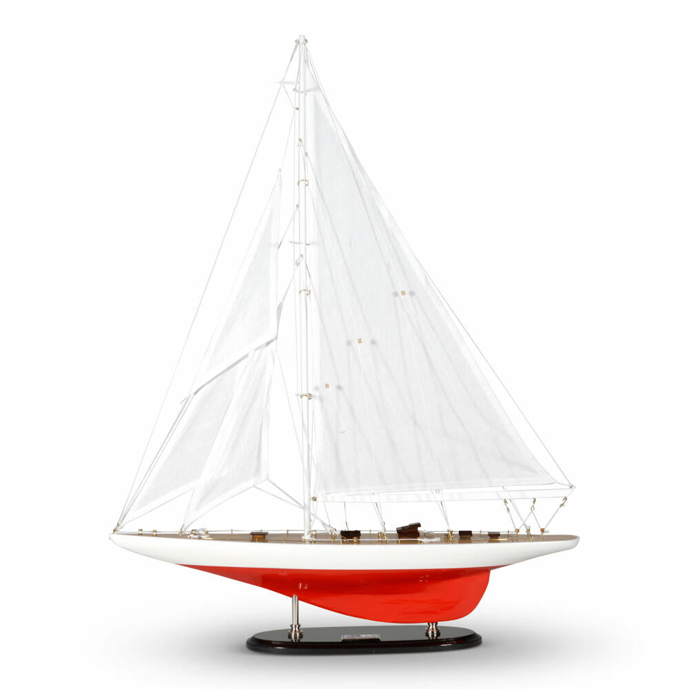 Authentic Models ship model J-Yacht Ranger 1937, sailing ship, decoration, wood / cotton, AS150