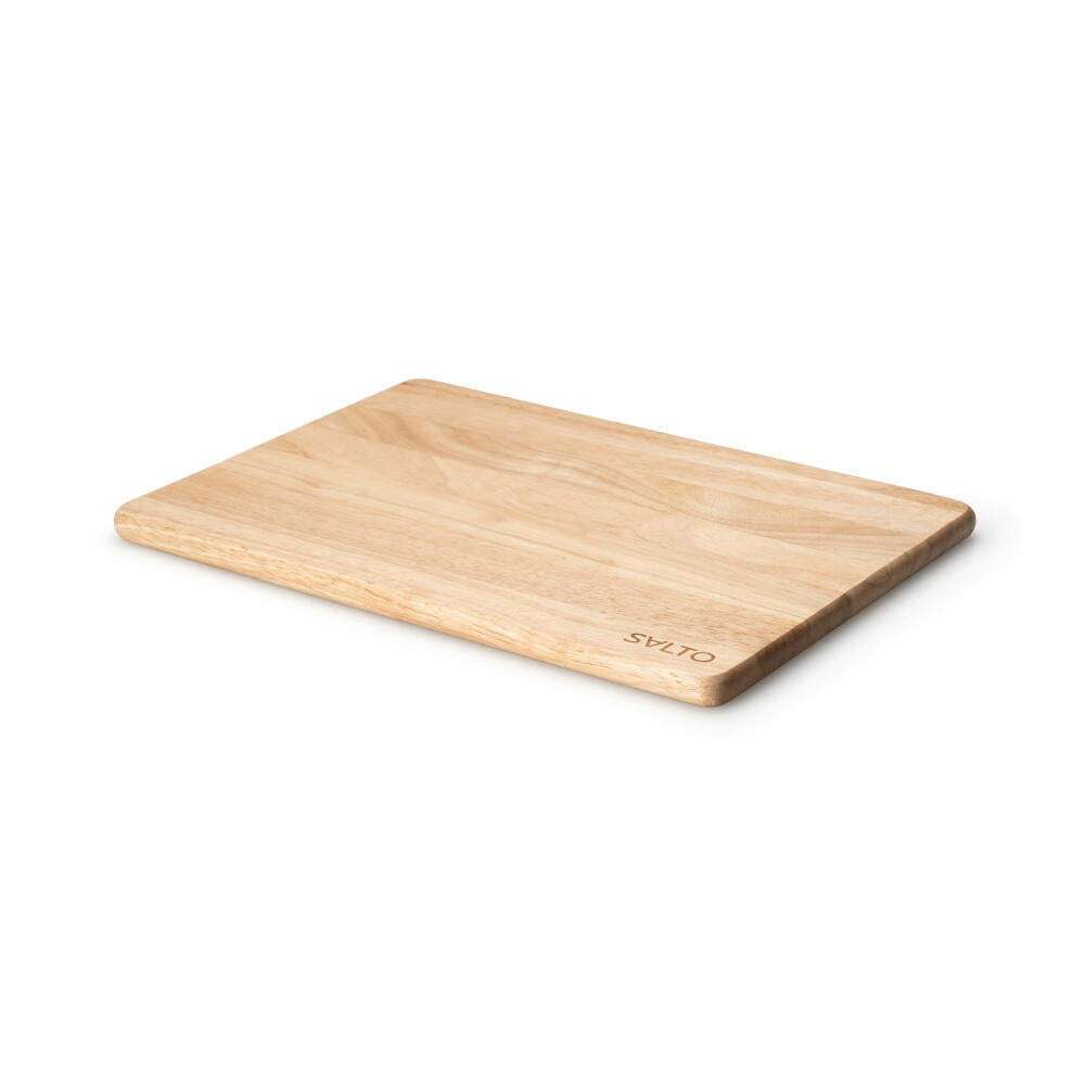 Continenta SALTO cutting board, kitchen board, serving board, rubber tree, 35 x 25 cm, 30609