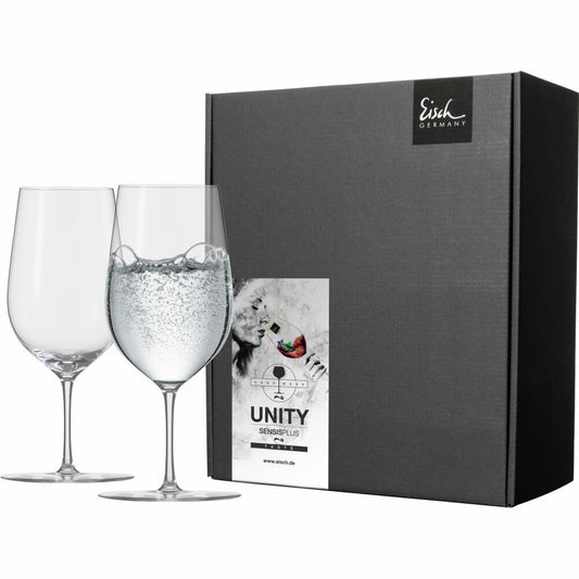 Eisch Mineralwassergläser Unity Sensis plus, 2er Set, Wasserglas, Trinkglas, Kristallglas, 350 ml, 25224160