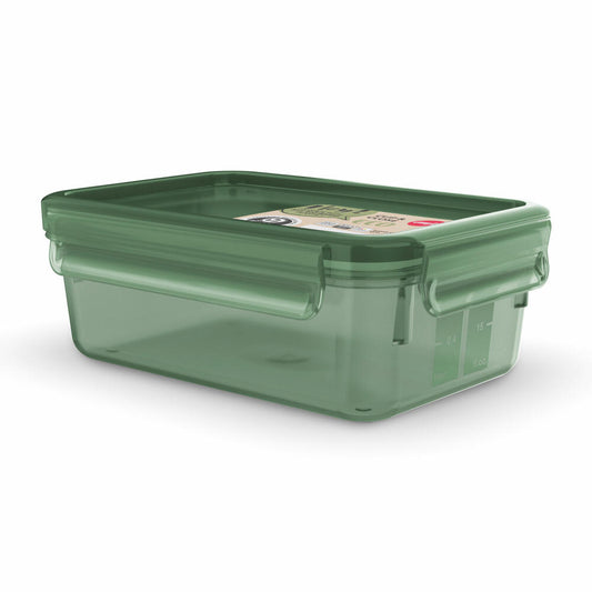 EMSA Clip &amp; Close Eco food storage container, storage container, lunch box, storage container, plastic, green, 1 L, N11703