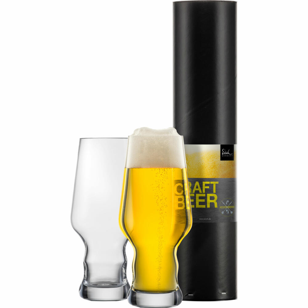 Eisch Becher Craft Beer Experts, 2er Set, Craftbeer, Bierglas, Kristallglas, 450 ml, 30020362