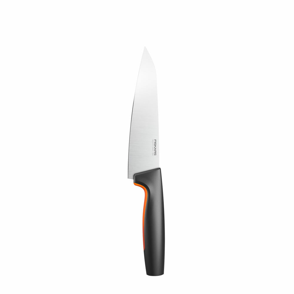 Fiskars Functional Form Kochmesser Mittel, Koch Messer, Küchenmesser, Edelstahl, Klingenlänge 16.9 cm, 1057535