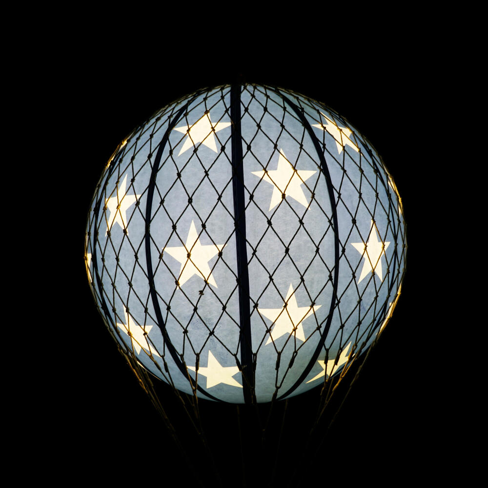 Authentic Models Hanging Decoration Travels Light LED Blue Stars, Balloon, Night Light, Plastic / Paper, AP161IBS