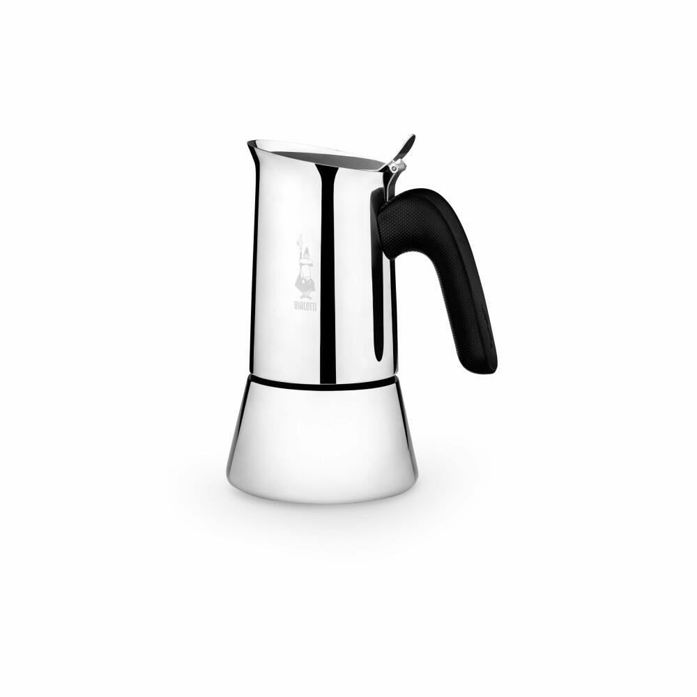 Bialetti Espresso Maker New Venus for 10 Cups, Espresso, Espresso Pot, Induction, Stainless Steel, Silver, 460 ml, 7256