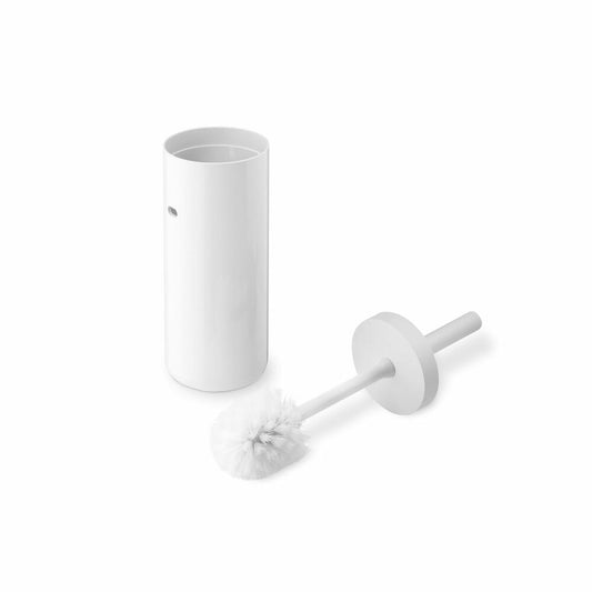 Authentics Lunar Toilet Brush, Toilet Brush, Plastic, White, 1200598