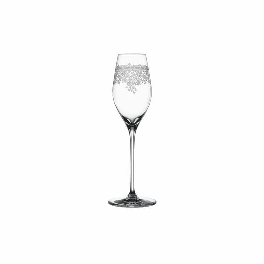 Spiegelau Champagne Glass Set of 2 Arabesque, Crystal Glass, Clear, 300 ml, 4192269