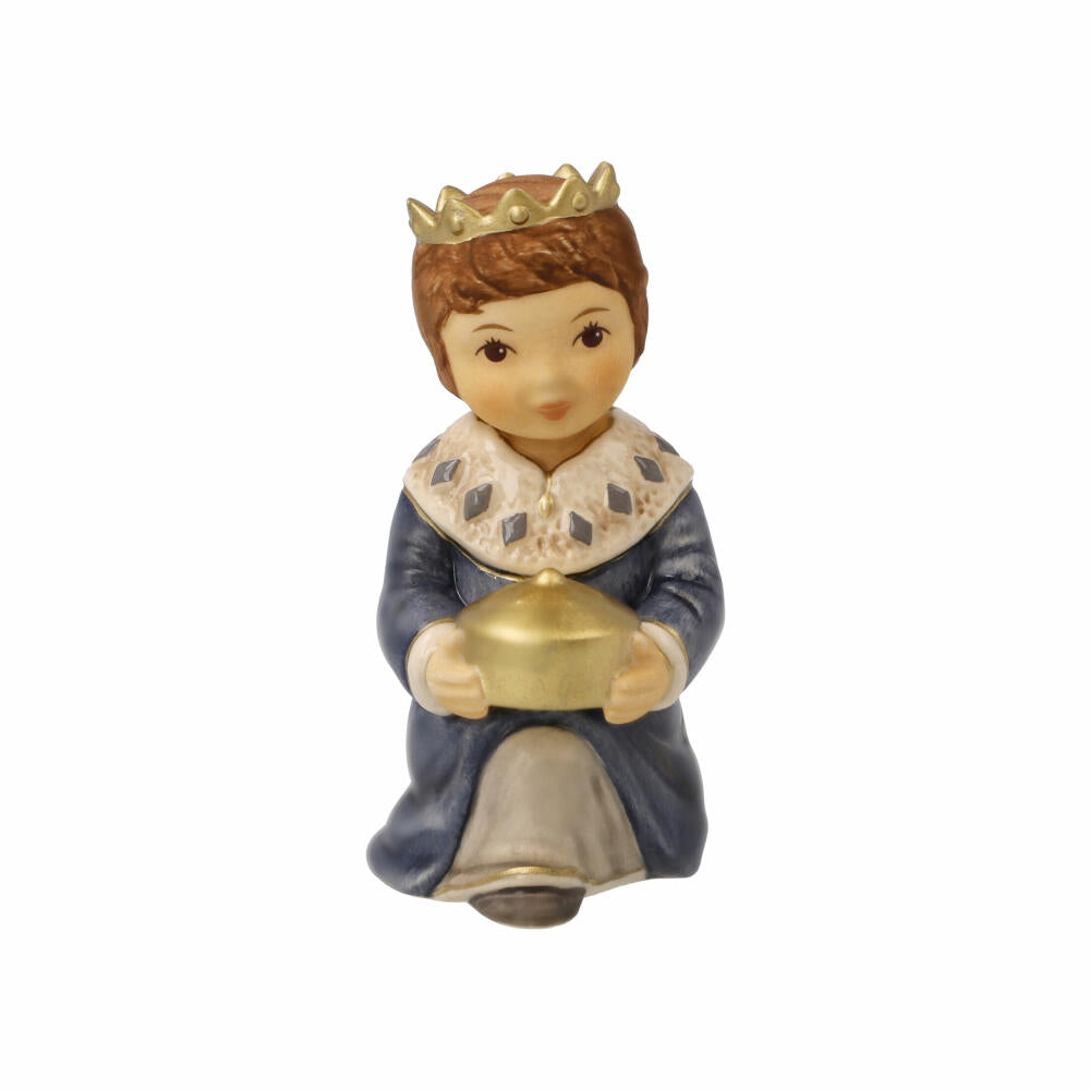 Goebel figure Balthasar, nativity figure, decorative figure, stoneware, colored, 8.5 cm, 41661121