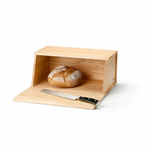 Continenta bread box, bread storage, bread box, rubberwood, 40 x 26 x 18.5 cm, 3292